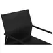 Sutton Black Leather Upholstered Arm Chair