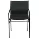 Sutton Black Leather Upholstered Arm Chair