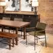 Sutton Olive Green Leather Upholstered Arm Chair