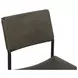 Sutton Olive Green Leather Upholstered Dining Chair Set of 2