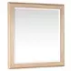 Brentwood Heights Provincial Brown 3 Drawer Dresser with Rectangular Mirror