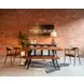 Brisbane Chestnut Leather Halstead Dining Chair