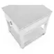 Point Breeze Fresh White and Soft Gray Glaze Rectangular End Table
