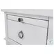 Coastal Point Fresh White and Soft Grey Glaze 1 Drawer Open Nightstand with USB Charging