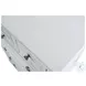 Coastal Point Fresh White and Soft Grey Glaze 7 Drawer Chest