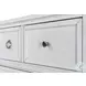 Coastal Point Fresh White and Soft Grey Glaze 7 Drawer Dresser