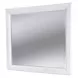 Point Breeze Fresh White and Soft Gray Glaze Rectangular Dresser Mirror