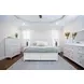 Coastal Point Fresh White and Soft Grey Glaze Bedroom Set