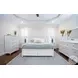 Coastal Point Fresh White and Soft Grey Glaze Bedroom Set