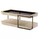 Rio Vista Muted Earth Tones and Clay Oval Glass Top Occasional Table Set