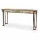 Rio Vista Muted Earth Tones and Clay Oval Glass Top Occasional Table Set