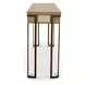 Rio Vista Muted Earth Tones and Clay Rectangular Console Table with USB Charging