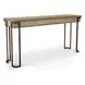 Rio Vista Muted Earth Tones and Clay Rectangular Console Table with USB Charging