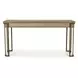 Rio Vista Muted Earth Tones and Clay Rectangular Console Table with USB Charging