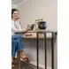 Rio Vista Muted Earth Tones and Clay Rectangular Console Table with USB Charging