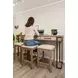 Rio Vista Gray Performance Fabric Upholstered Backless Counter Height Stool