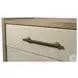 Vista Verde Muted Earth Tones and Clay Woven 3 Drawer Nightstand with USB Charging