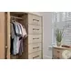 Vista Verde Muted Earth Tones and Clay Woven 1 Mirrored Door Chest