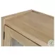 Vista Verde Muted Earth Tones and Clay Woven 1 Mirrored Door Chest