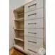 Vista Verde Muted Earth Tones and Clay Woven 1 Mirrored Door Chest