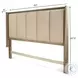 Vista Verde Muted Earth Tones and Clay Performance Fabric Queen Upholstered Headboard