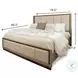Vista Verde Muted Earth Tones and Clay Performance Fabric King Upholstered Bed