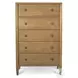 Maplewood Warm Maple 5 Drawer Chest