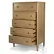 Maplewood Warm Maple 5 Drawer Chest