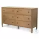 Maplewood Warm Maple 6 Drawer Dresser
