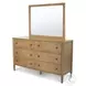 Maplewood Warm Maple 6 Drawer Dresser