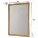 Maplewood Warm Maple Rectangular Dresser Mirror