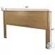 Maplewood Warm Maple Queen Headboard