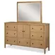 Chatham Warm Maple 7 Drawer Door Dresser