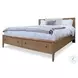 Maplewood Warm Maple King Low Profile Platform Bed with Storage