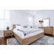 Maplewood Warm Maple King Low Profile Platform Bed with Storage