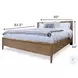 Maplewood Warm Maple King Low Profile Platform Bed