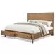 Chatham Warm Maple King Storage Tall Platform Bed