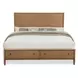 Chatham Warm Maple King Storage Tall Platform Bed