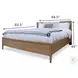Maplewood Warm Maple Queen Low Profile Platform Bed