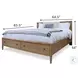 Maplewood Warm Maple Queen Low Profile Platform Bed with Storage