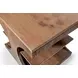Manhattan Valley Vintage Chestnut Rectangular End Table
