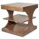 Manhattan Valley Vintage Chestnut Rectangular End Table