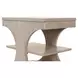 Manhattan Valley Dusty Rose Rectangular Chairside Table