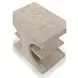 Manhattan Valley Dusty Rose Rectangular Chairside Table
