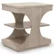 Manhattan Valley Dusty Rose Rectangular Chairside Table