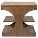 Manhattan Valley Vintage Chestnut Rectangular Chairside Table