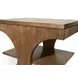Manhattan Valley Vintage Chestnut Rectangular Chairside Table