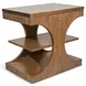 Manhattan Valley Vintage Chestnut Rectangular Chairside Table