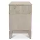 Manhattan Valley Dusty Rose 3 Drawer Nightstand with USB Charging