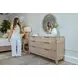Manhattan Valley Dusty Rose 6 Drawer Dresser
